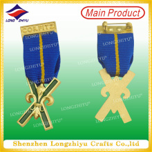 3D Custom Military Style Metal Badge with Safety Pin (LZY00016)